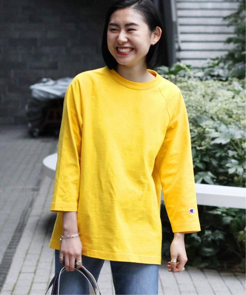 【CHAMPION/チャンピオン】T1011 RAGLAN 3/4 SLEEVE T-SHIRT：Tシャツ◆（JOURNAL S