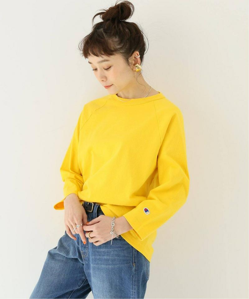 【CHAMPION/チャンピオン】T1011 RAGLAN 3/4 SLEEVE T-SHIRT：Tシャツ◆（JOURNAL S