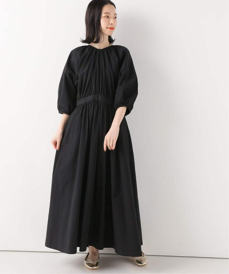 【CLANE/クラネ】 BACK SCHOEN GATHER ワンピース（SLOBE IENA）