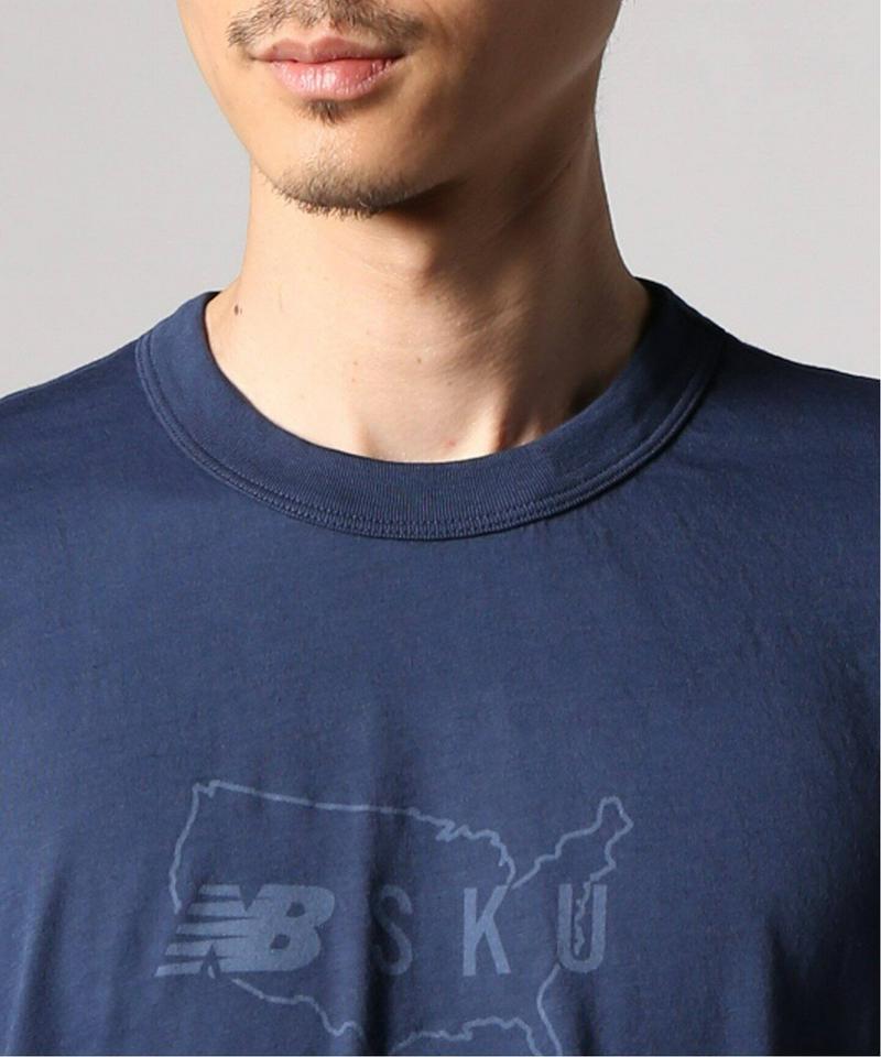 【New Balance×SAVE KHAKI UNITED】 S/S SUPIMA SPORT TEE W/ICON PRIN
