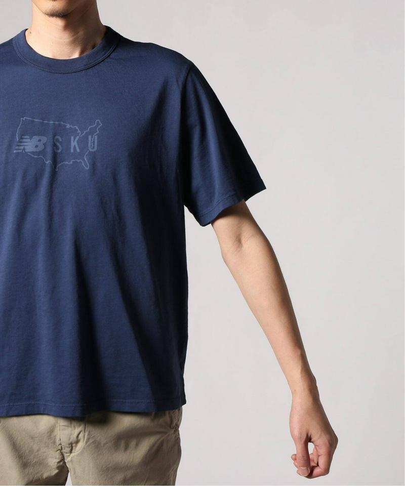 【New Balance×SAVE KHAKI UNITED】 S/S SUPIMA SPORT TEE W/ICON PRIN