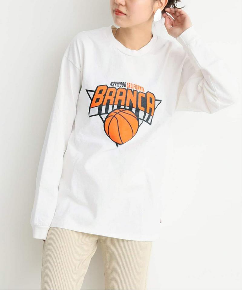 【＋81 BRANCA/プラスハチイチブランカ】Team L/S Tee：Tシャツ◆（JOURNAL STANDARD relume）