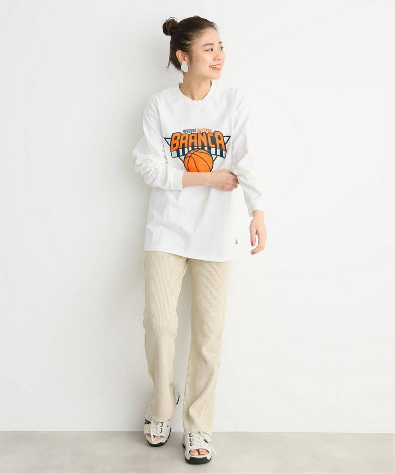 【＋81 BRANCA/プラスハチイチブランカ】Team L/S Tee：Tシャツ◆（JOURNAL STANDARD relume）