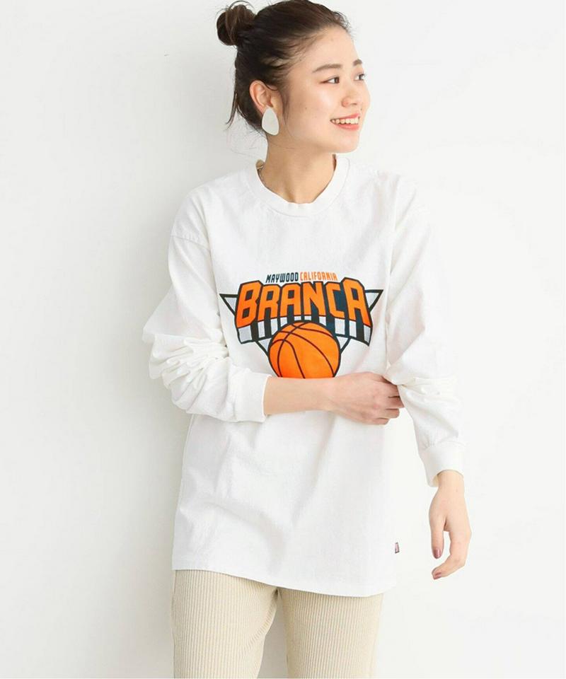 【＋81 BRANCA/プラスハチイチブランカ】Team L/S Tee：Tシャツ◆（JOURNAL STANDARD relume）