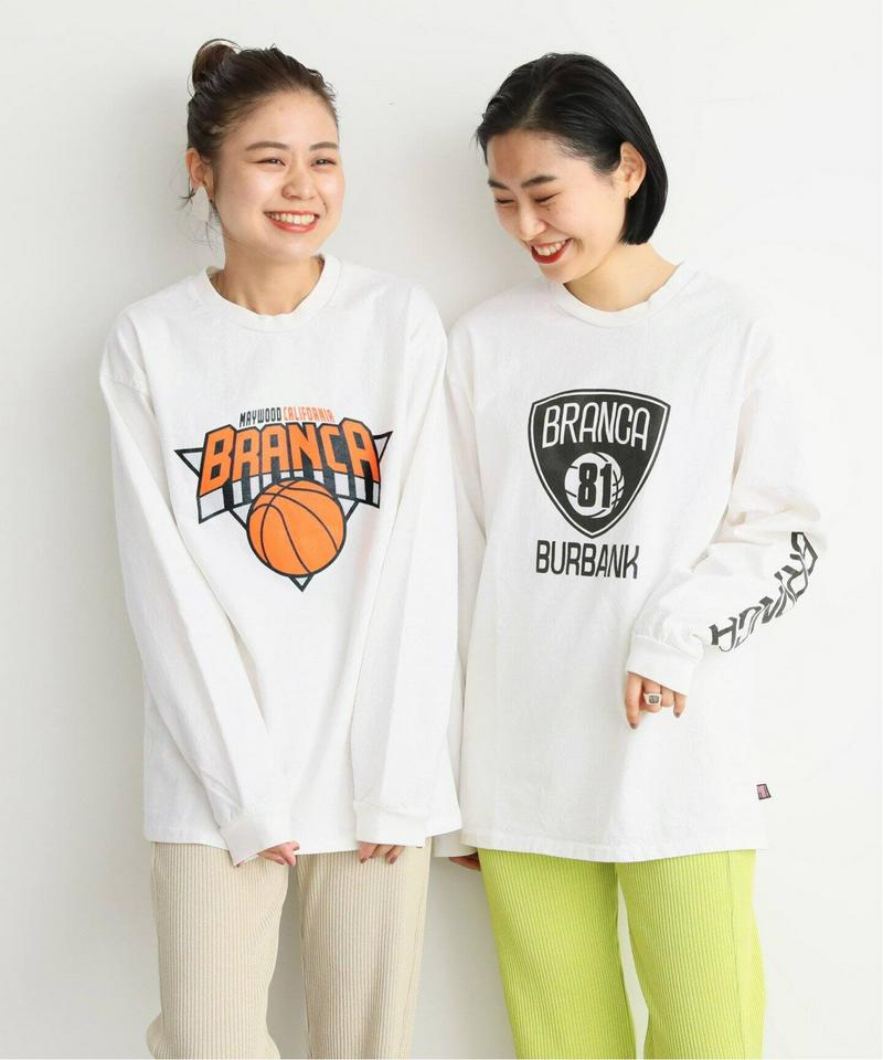 【＋81 BRANCA/プラスハチイチブランカ】Team L/S Tee：Tシャツ◆（JOURNAL STANDARD relume）