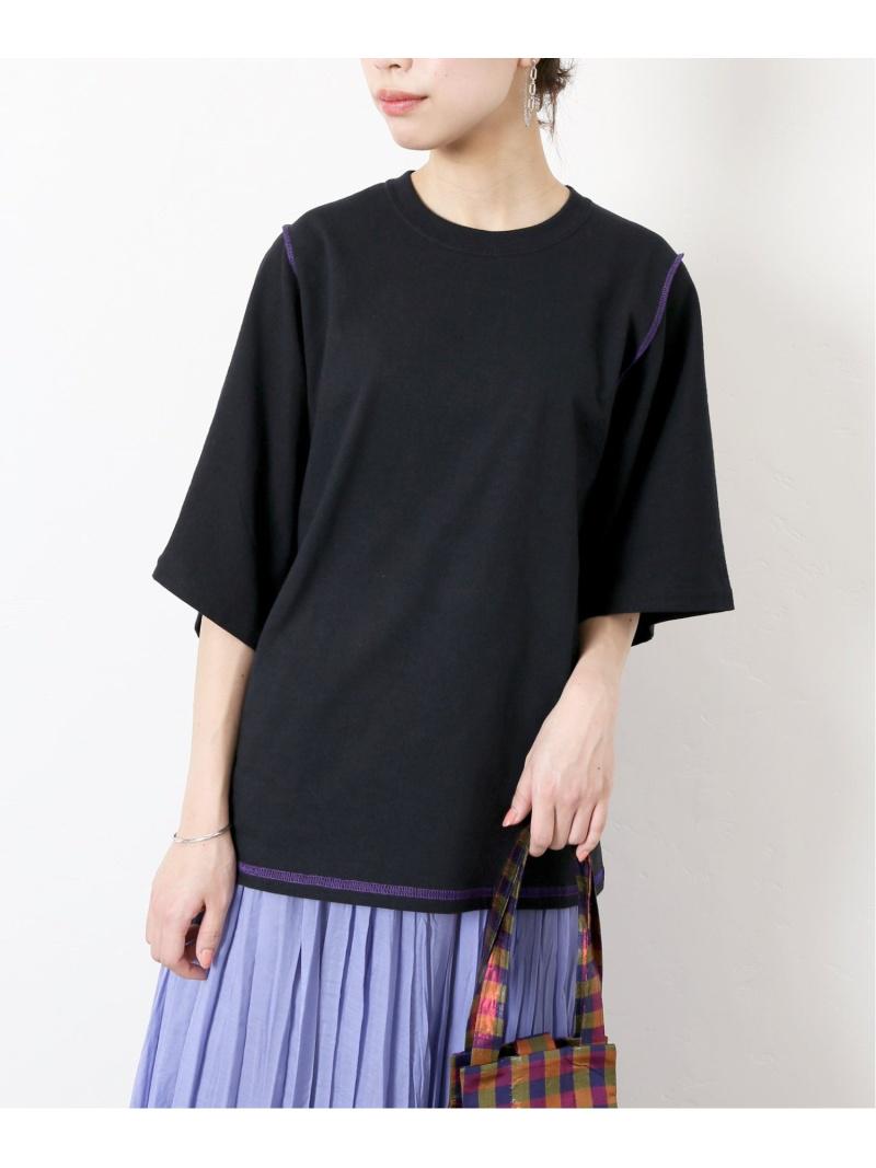 PRE_INSIDE OUT WIDE SLEEVE T（PRE_）