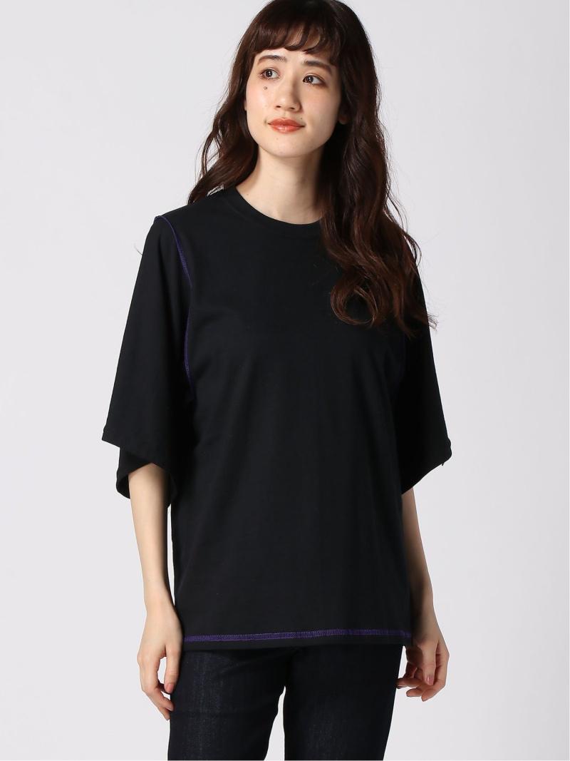 PRE_INSIDE OUT WIDE SLEEVE T（PRE_）