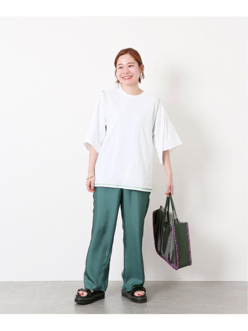 PRE_INSIDE OUT WIDE SLEEVE T（PRE_）