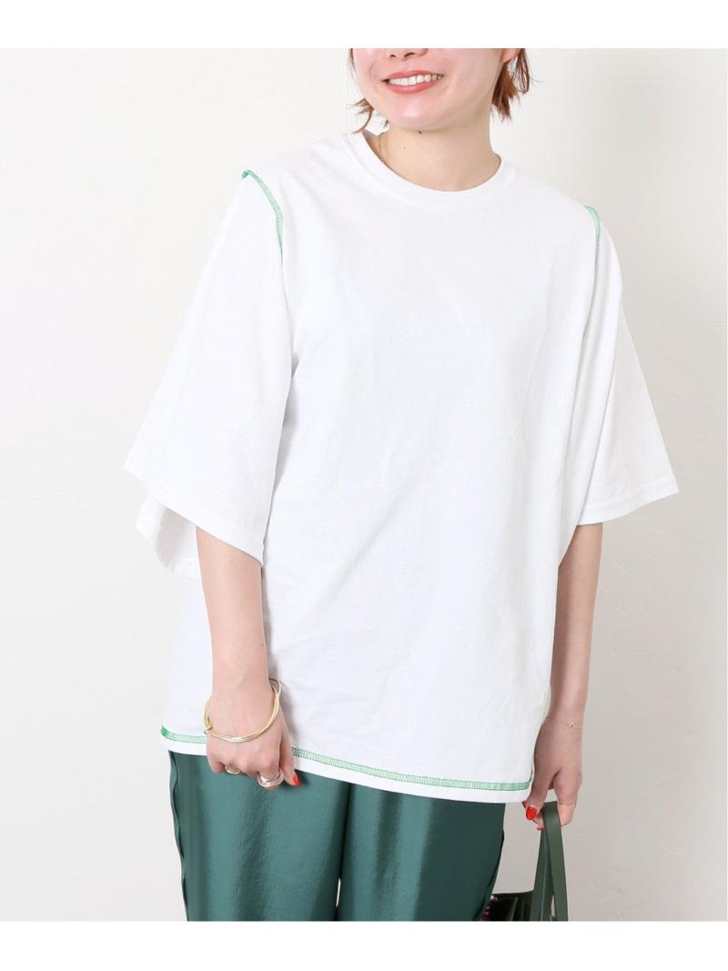 PRE_INSIDE OUT WIDE SLEEVE T（PRE_）