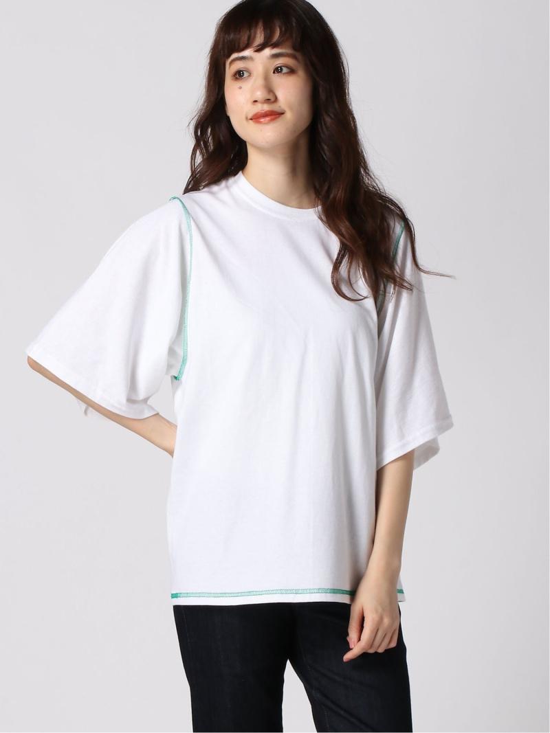 PRE_INSIDE OUT WIDE SLEEVE T（PRE_）