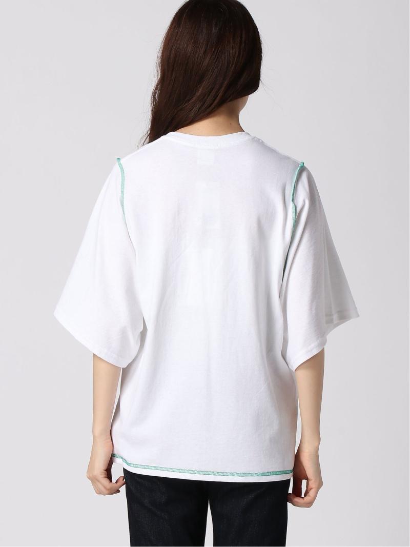 PRE_INSIDE OUT WIDE SLEEVE T（PRE_）
