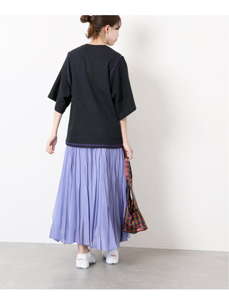 PRE_INSIDE OUT WIDE SLEEVE T（PRE_）