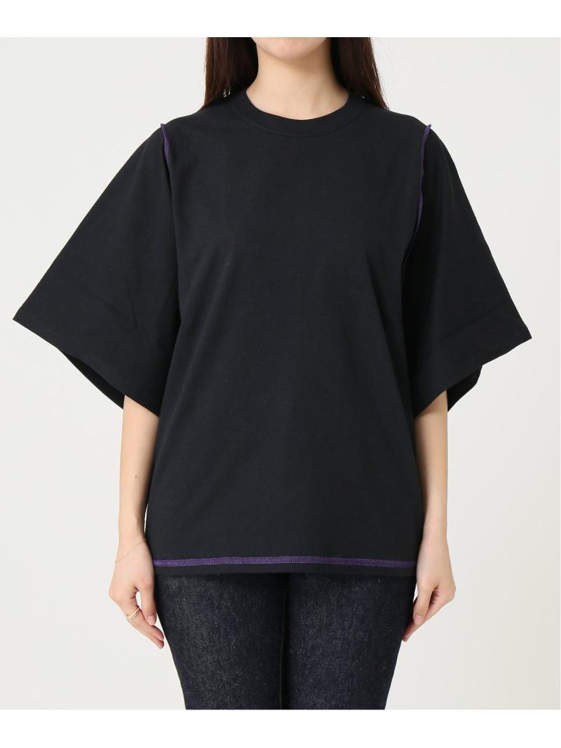 PRE_INSIDE OUT WIDE SLEEVE T（PRE_）