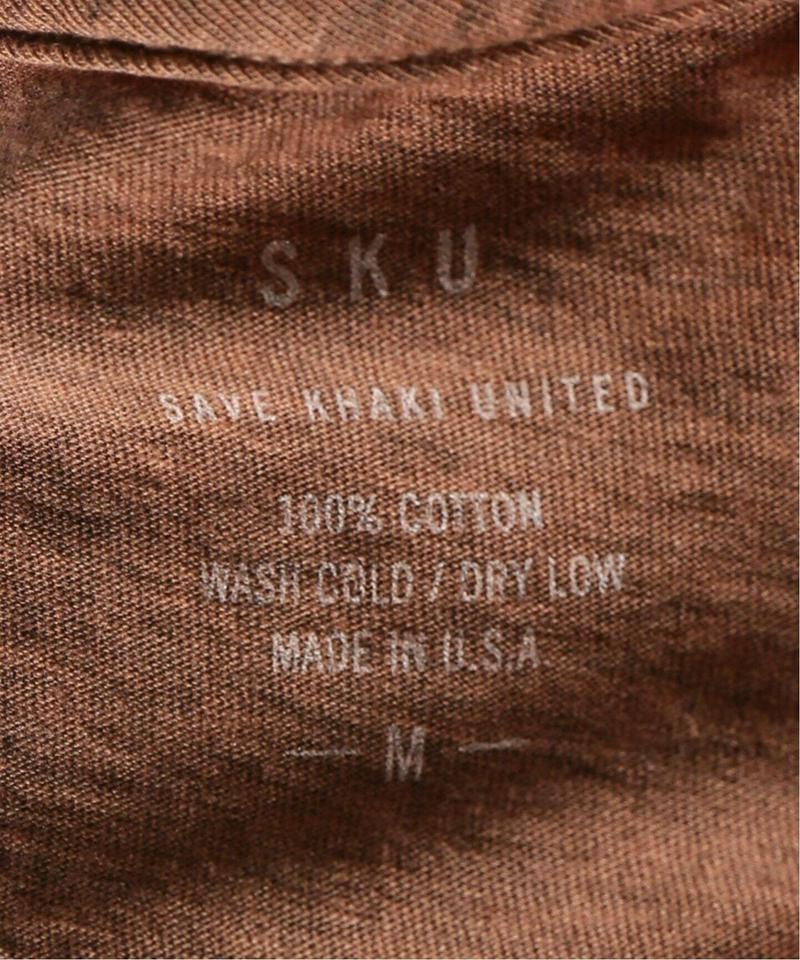 SAVE KHAKI UNITED GREY HEATHER S/S POCKE(SAVE KHAKI UNITED)