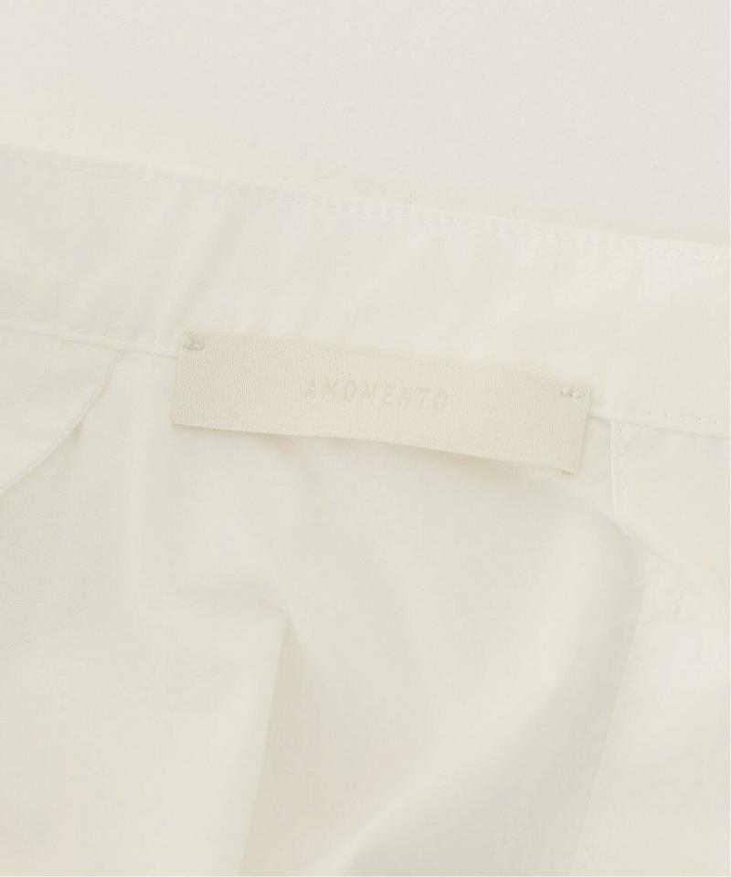 【AMOMENTO/アモーメント】BACK OPEN TOP：ブラウス（JOURNAL STANDARD relume）
