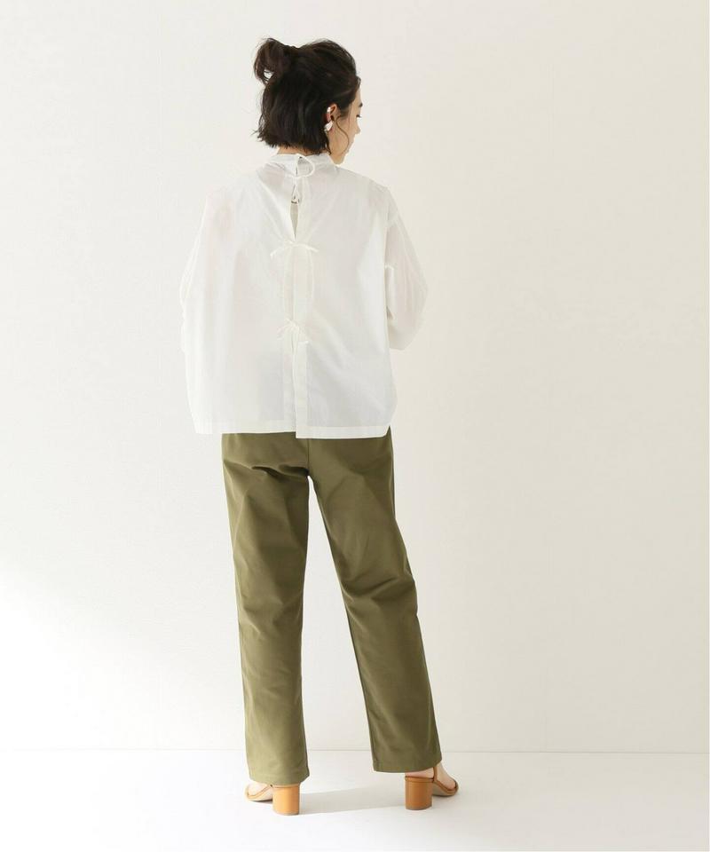 【AMOMENTO/アモーメント】BACK OPEN TOP：ブラウス（JOURNAL STANDARD relume）