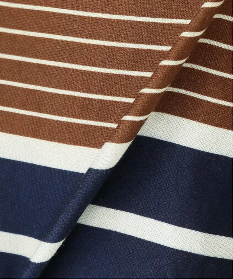 【NOMA t.d.】N Stripe Twisted LS Tee：カットソー（JOURNAL STANDARD relume