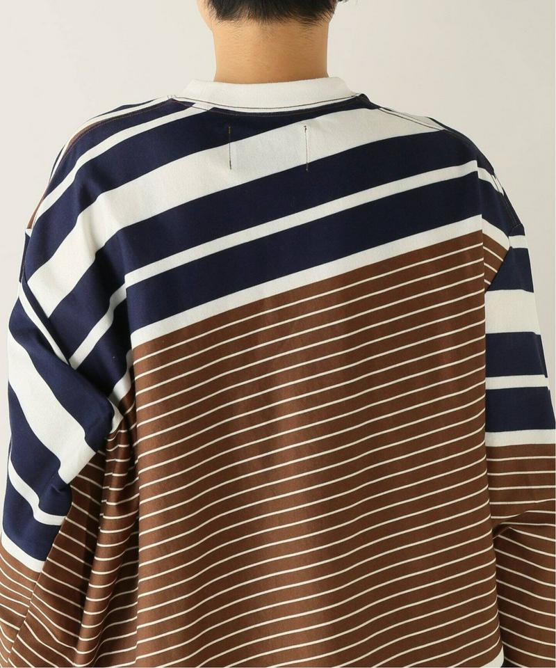 【NOMA t.d.】N Stripe Twisted LS Tee：カットソー（JOURNAL STANDARD relume