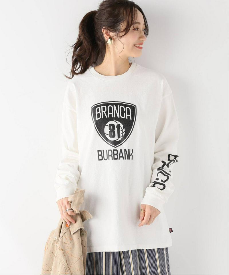【＋81 BRANCA/プラスハチイチブランカ】Sports L/S Tee：Tシャツ◆（JOURNAL STANDARD re