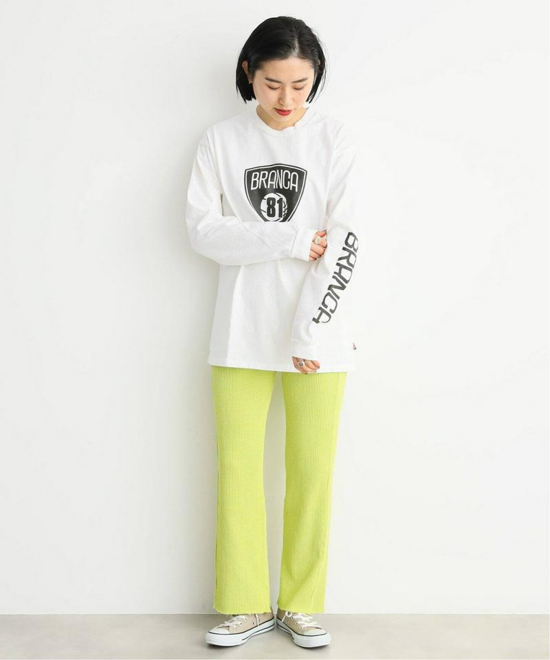 【＋81 BRANCA/プラスハチイチブランカ】Sports L/S Tee：Tシャツ◆（JOURNAL STANDARD re