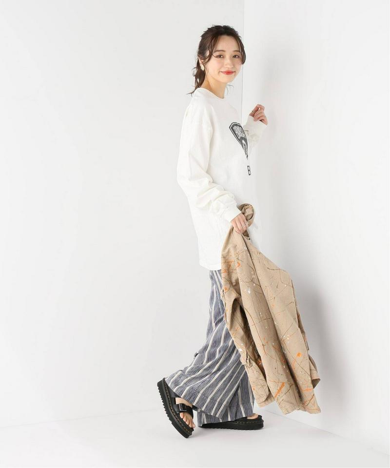 【＋81 BRANCA/プラスハチイチブランカ】Sports L/S Tee：Tシャツ◆（JOURNAL STANDARD re