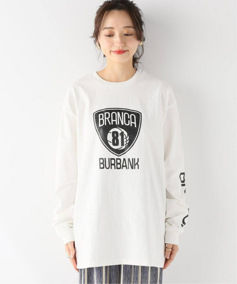 【＋81 BRANCA/プラスハチイチブランカ】Sports L/S Tee：Tシャツ◆（JOURNAL STANDARD re