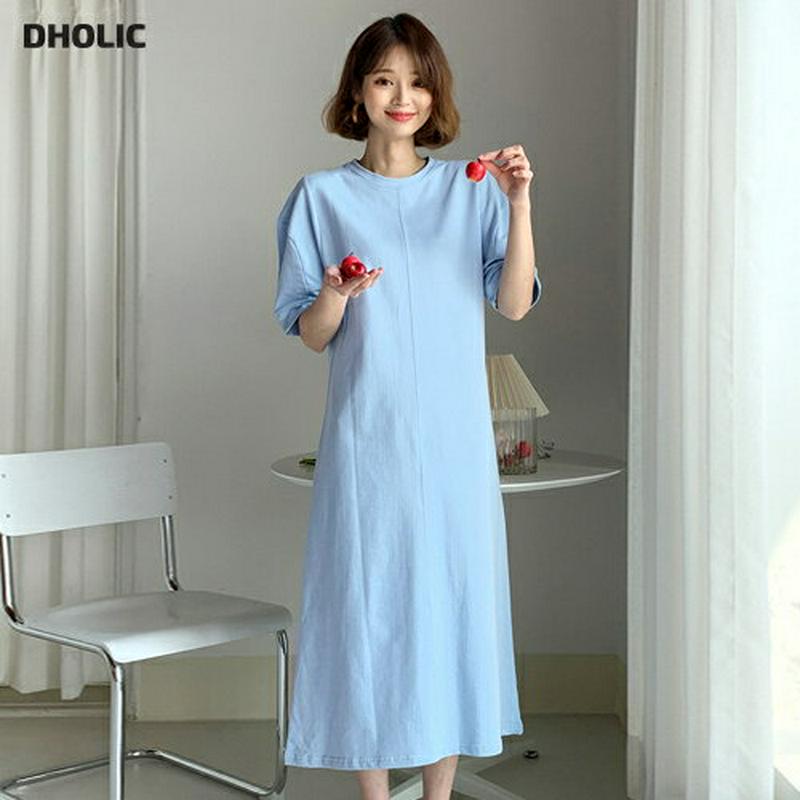 パフスリーブワンピース・全4色・t58730 レディース 【ops】【ワンピース ロング ロングワンピース 半袖 ハーフスリーブ