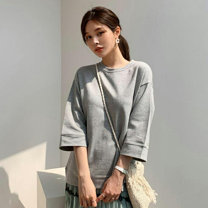 バックペイズリーTシャツ・全3色・b61665 レディース【tops】【トップス Tシャツ バックシャン バックコンシャス ペイ