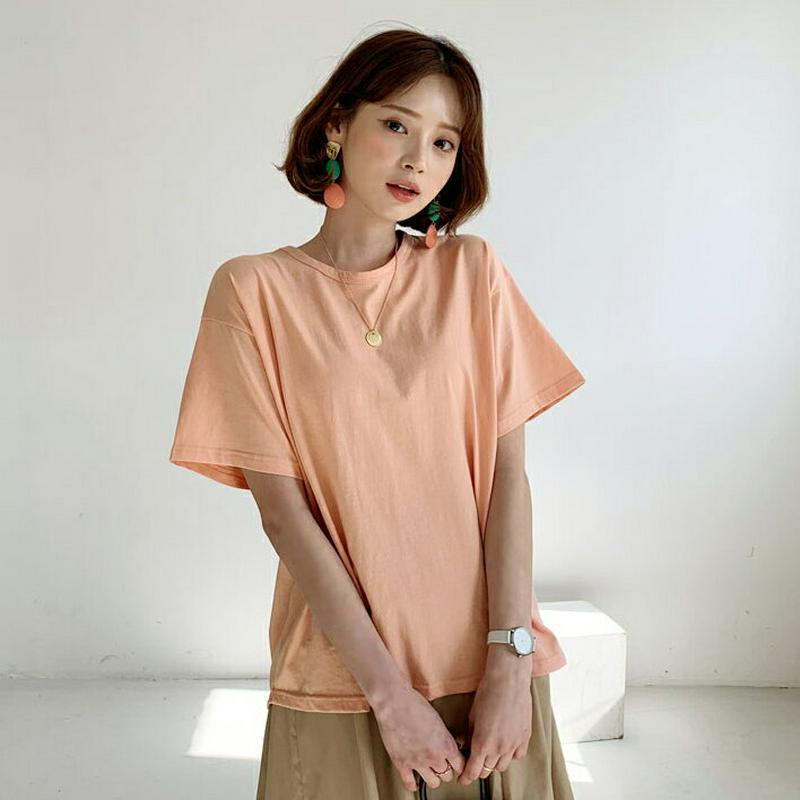 バックツイストTシャツ・全5色・b55729 レディース 【tops】【トップス Tシャツ バックツイスト 背中見せ バックシャ