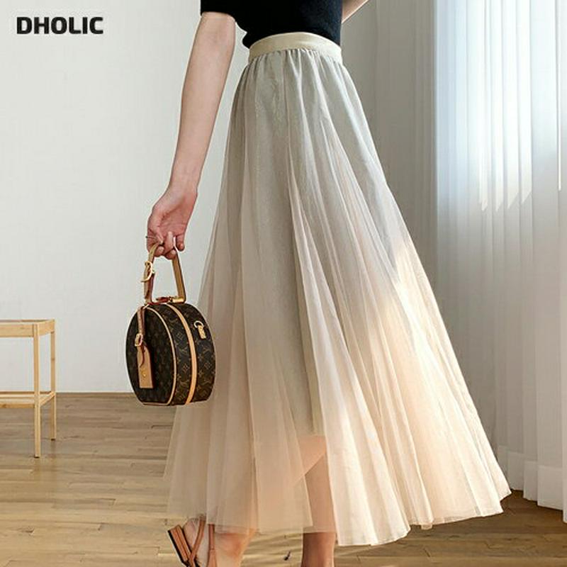 グリッターチュールスカート・全4色・b55748 レディース 【sk】【スカート ロングスカート　ロング チュール チュールスカ