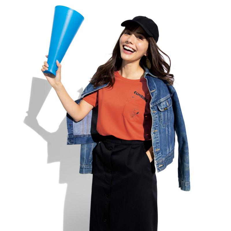 【吸汗速乾】さらさら素材のＵＶケアＴシャツ【累計販売点数２万点突破】（ピーナッツ／PEANUTS）
