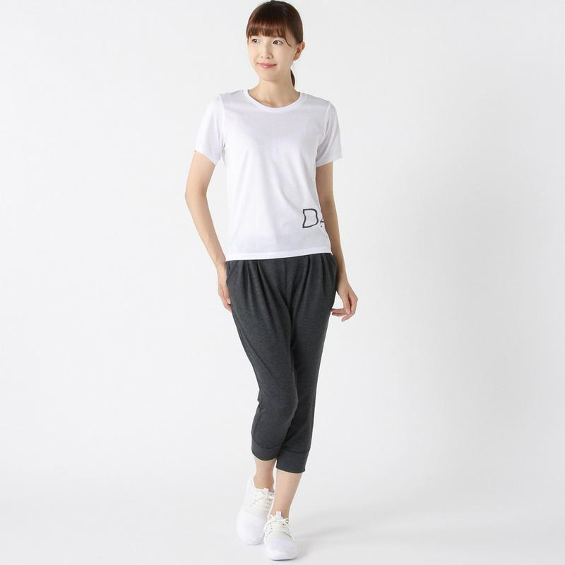 レディース　半袖ロゴＴシャツ【吸汗・速乾・ストレッチ・ＵＶケア】