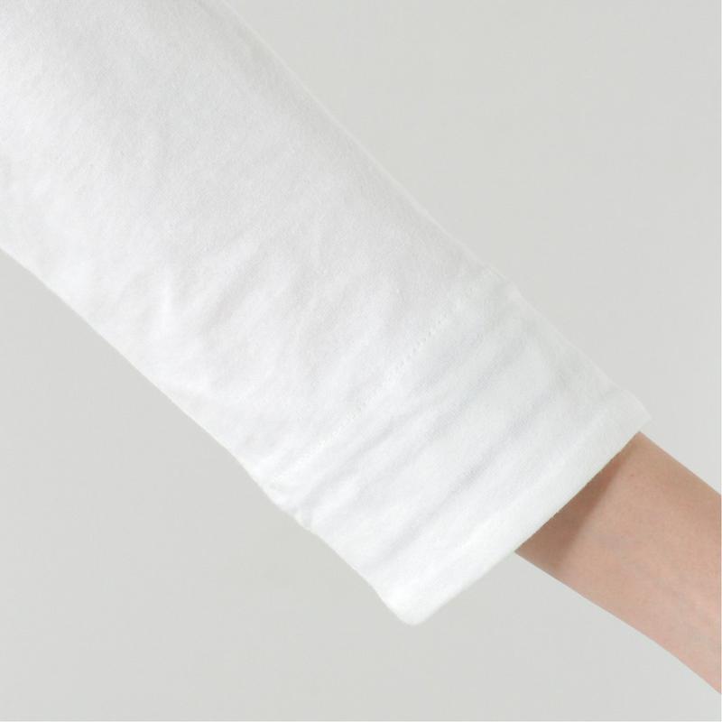 袖折り返して可愛い◎コットン１００％トリミングチュニック