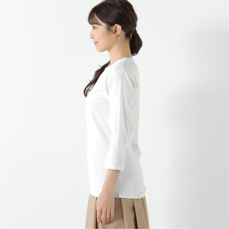 袖折り返して可愛い◎コットン１００％トリミングチュニック