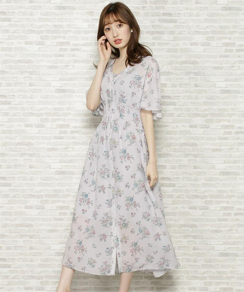 ドローイングflowerワンピース