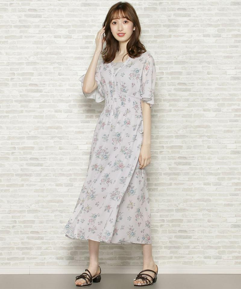 ドローイングflowerワンピース