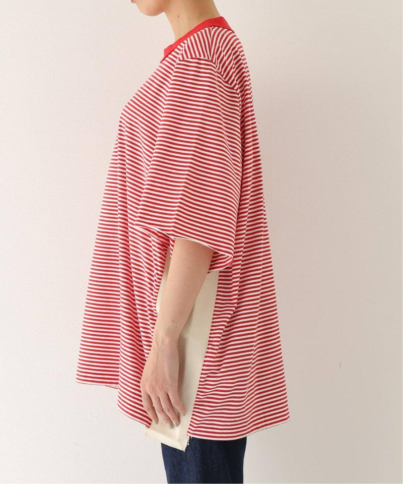 【CAMIEL FORTGENS / カミエル・フォートヘンス】Stripe Insert Tee：Tシャツ（JOURNAL S
