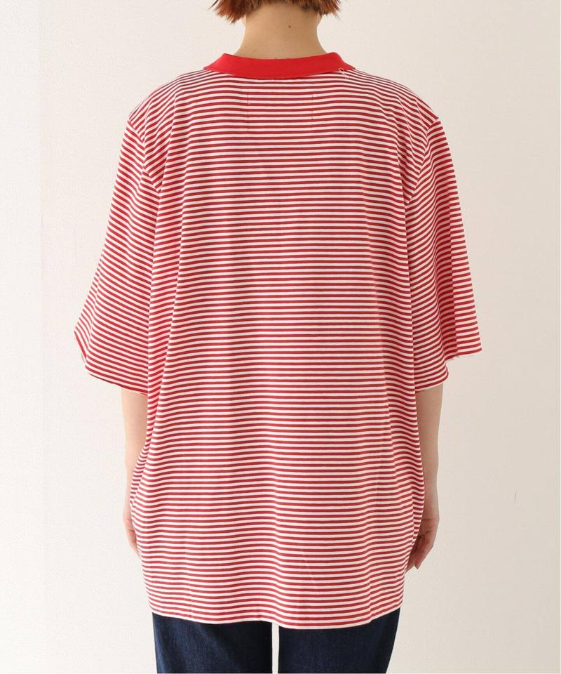 【CAMIEL FORTGENS / カミエル・フォートヘンス】Stripe Insert Tee：Tシャツ（JOURNAL S