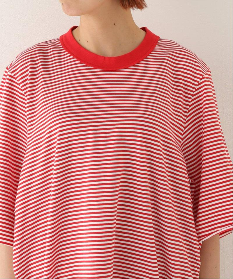 【CAMIEL FORTGENS / カミエル・フォートヘンス】Stripe Insert Tee：Tシャツ（JOURNAL S
