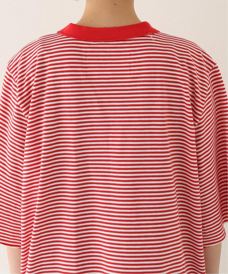 【CAMIEL FORTGENS / カミエル・フォートヘンス】Stripe Insert Tee：Tシャツ（JOURNAL S