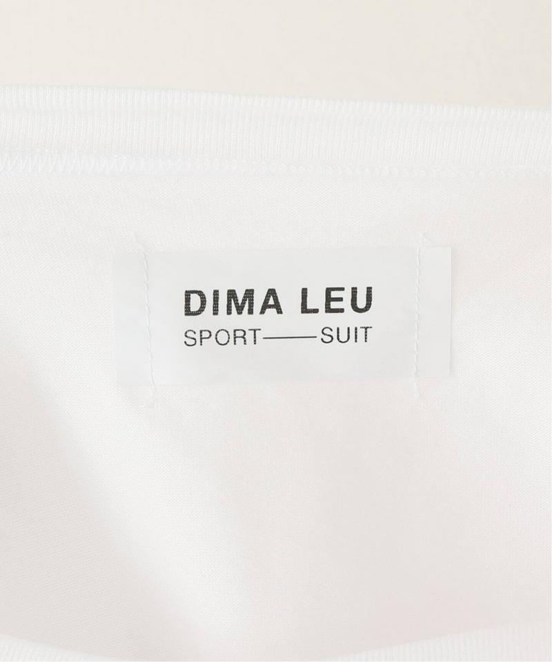 【DIMA LEU/ディマレウ】WHITE-TEE RAINBOW LIGHT BLUE：Tシャツ（JOURNAL STANDA