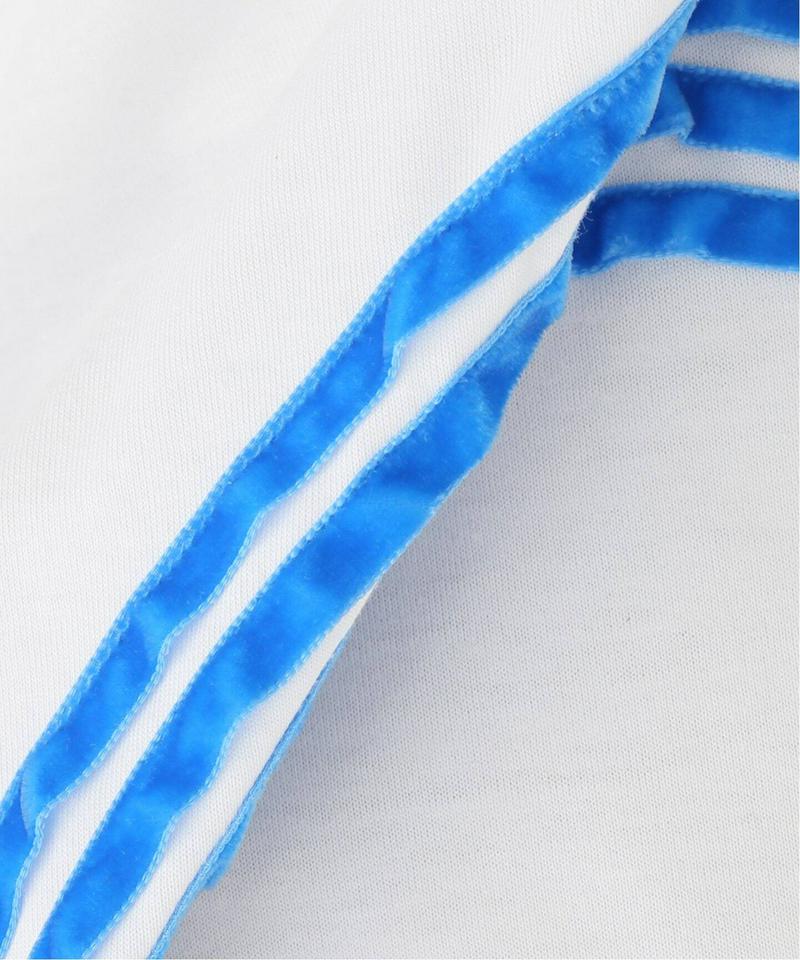 【DIMA LEU/ディマレウ】WHITE-TEE RAINBOW LIGHT BLUE：Tシャツ（JOURNAL STANDA
