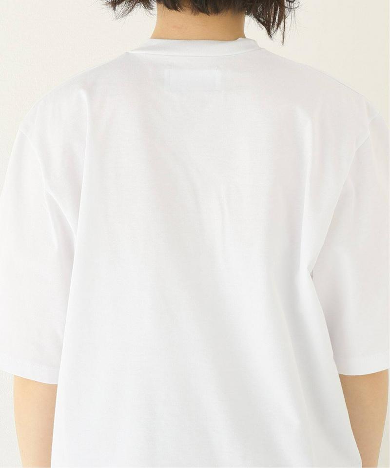 【DIMA LEU/ディマレウ】WHITE-TEE RAINBOW LIGHT BLUE：Tシャツ（JOURNAL STANDA