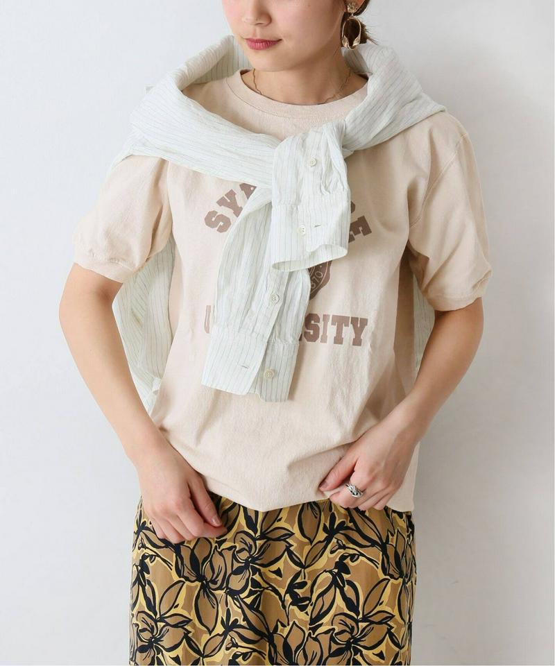【Goodwear/グッドウェア】C/N S/S TEE CUFF AND HEM RIB：Tシャツ◆（JOURNAL STAN