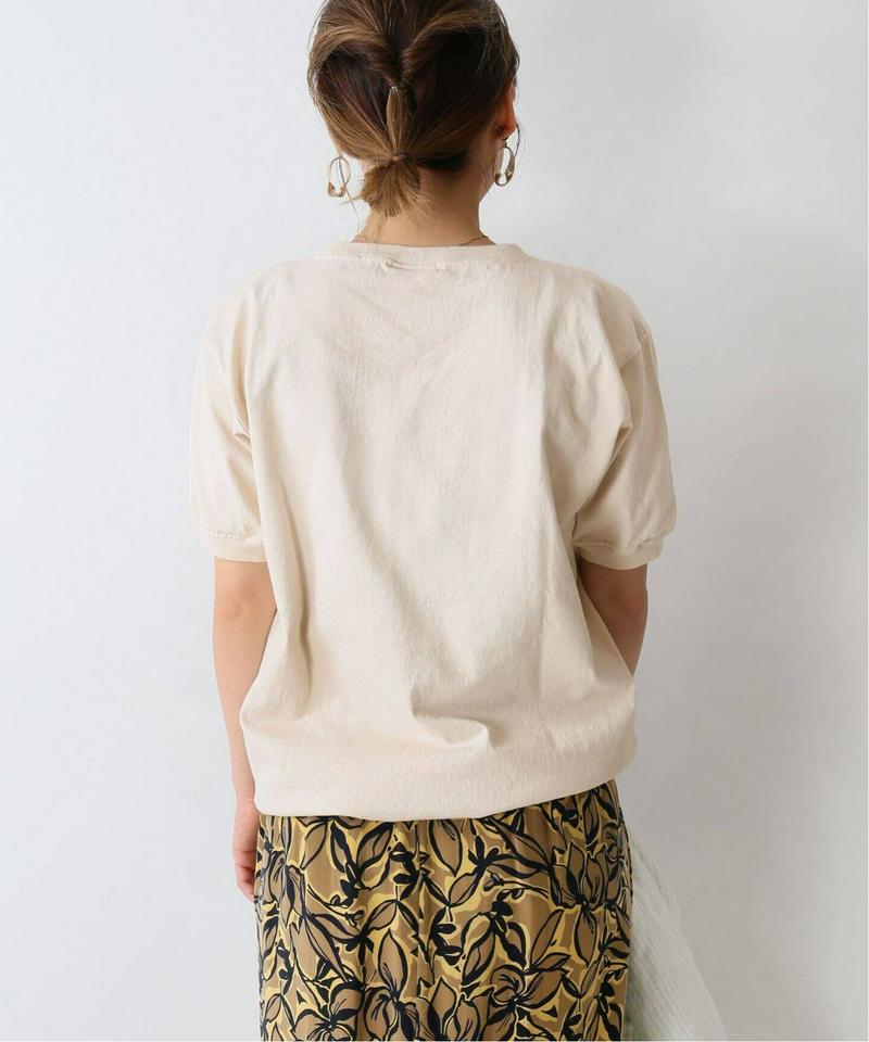 【Goodwear/グッドウェア】C/N S/S TEE CUFF AND HEM RIB：Tシャツ◆（JOURNAL STAN