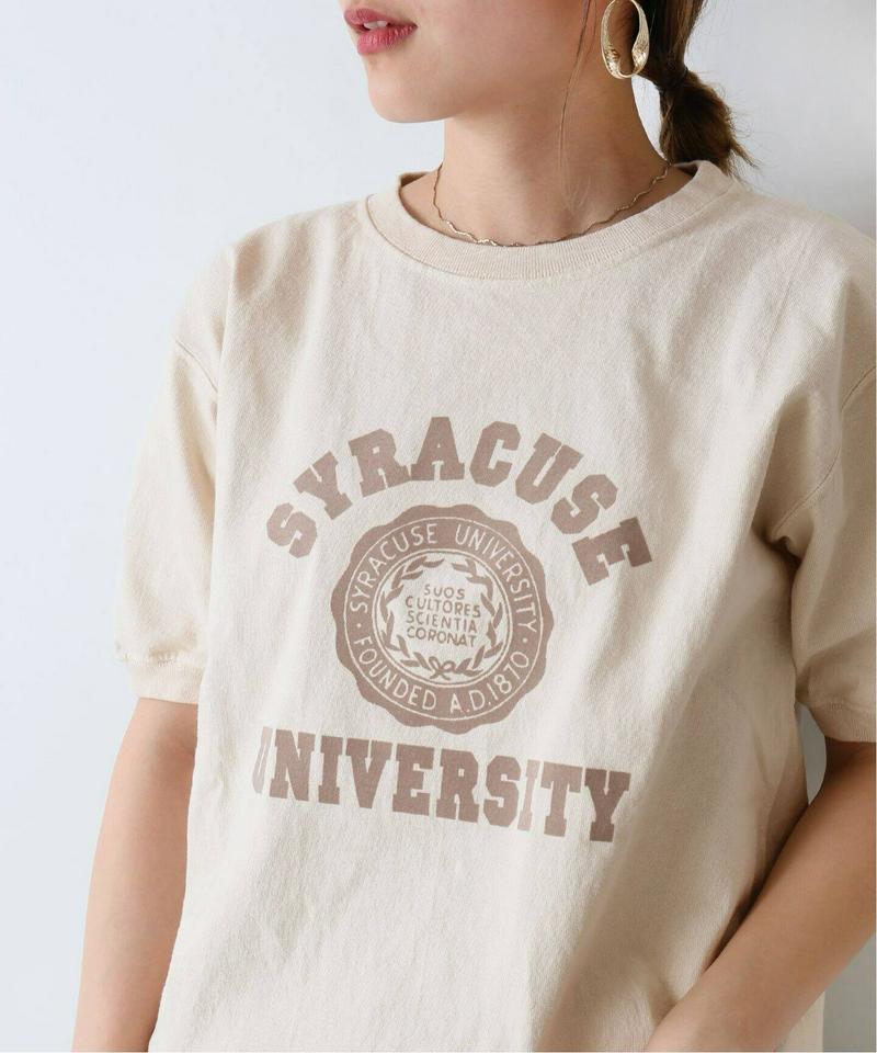 【Goodwear/グッドウェア】C/N S/S TEE CUFF AND HEM RIB：Tシャツ◆（JOURNAL STAN
