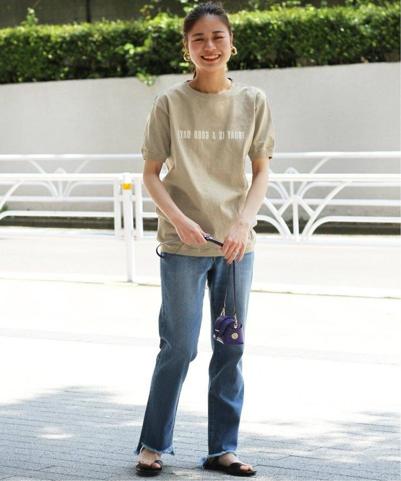 【Goodwear/グッドウェア】C/N S/S TEE CUFF AND HEM RIB：Tシャツ◆（JOURNAL STAN