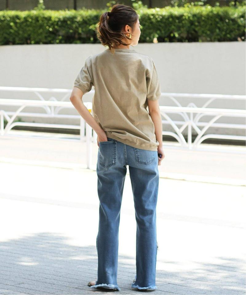 【Goodwear/グッドウェア】C/N S/S TEE CUFF AND HEM RIB：Tシャツ◆（JOURNAL STAN