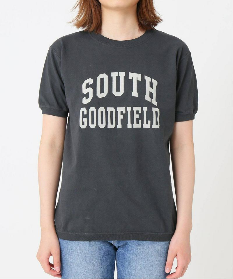 【Goodwear/グッドウェア】C/N S/S TEE CUFF AND HEM RIB：Tシャツ◆（JOURNAL STAN