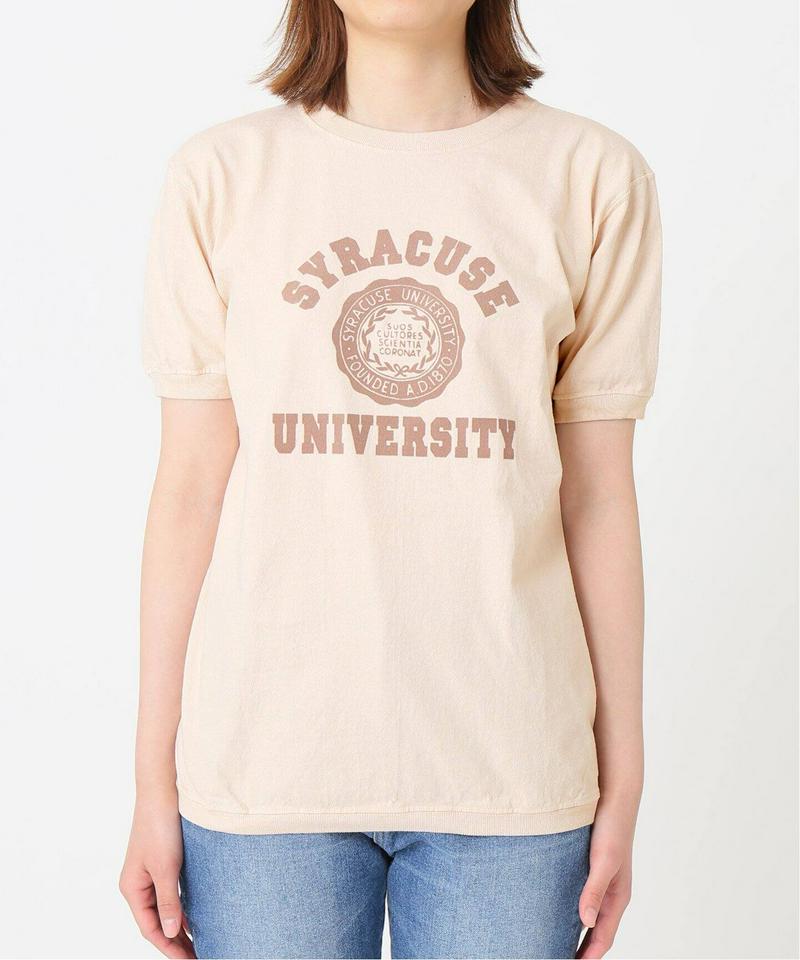【Goodwear/グッドウェア】C/N S/S TEE CUFF AND HEM RIB：Tシャツ◆（JOURNAL STAN